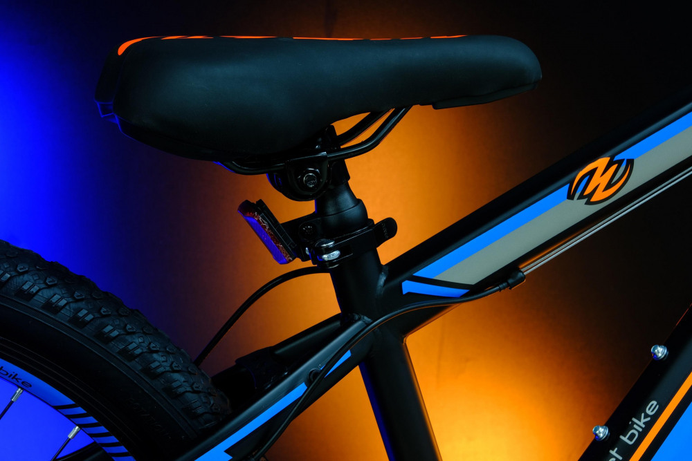 Heam First 247 Матовый Чёрный/Оранжевый/Синий