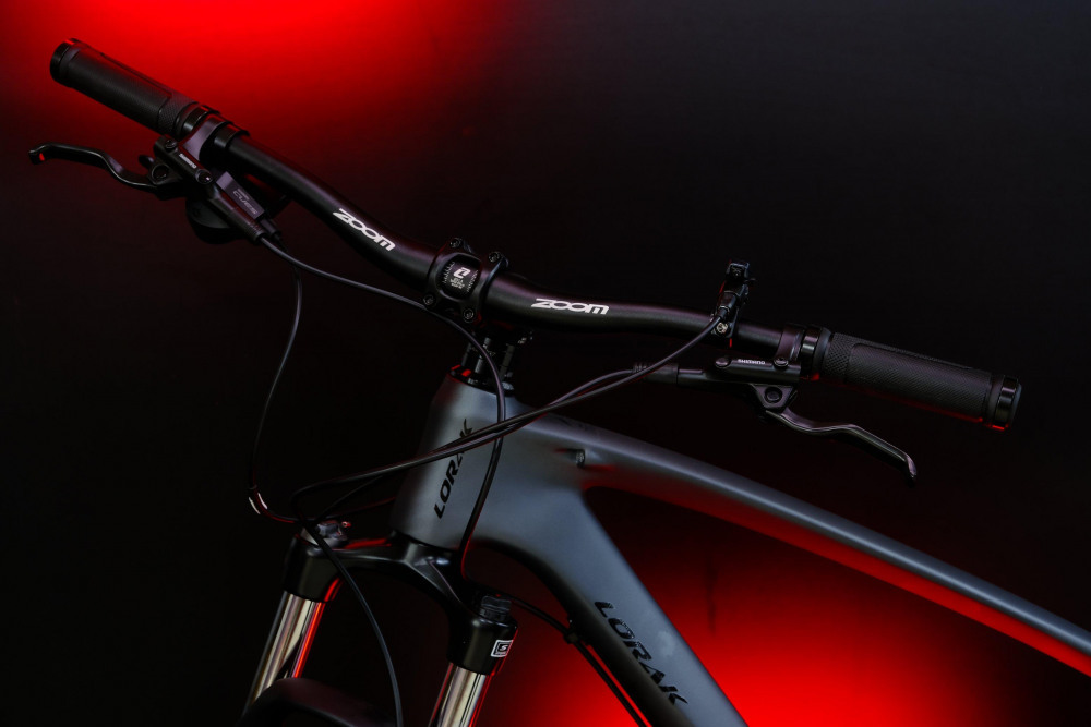 LORAK Carbon 27,5 100 Матовый Серый/Черный глянец